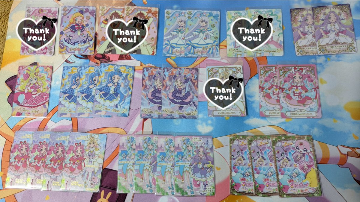 Shun_190716's tweet photo. 【交換】映画 名探偵プリキュア  たんプリ キラキラカードグミ 

譲：画像1枚目のもの

求：同種エクレール、リリアン、他異種交換相談可

比率違いお任せします。

Yahooフリマ交換でも募集しております。
ﾘﾄﾘﾝからどうぞ。
郵送交換可能な方のみよろしくお願いします。
検索から大歓迎です。 https://t.co/7enO8WUEyA