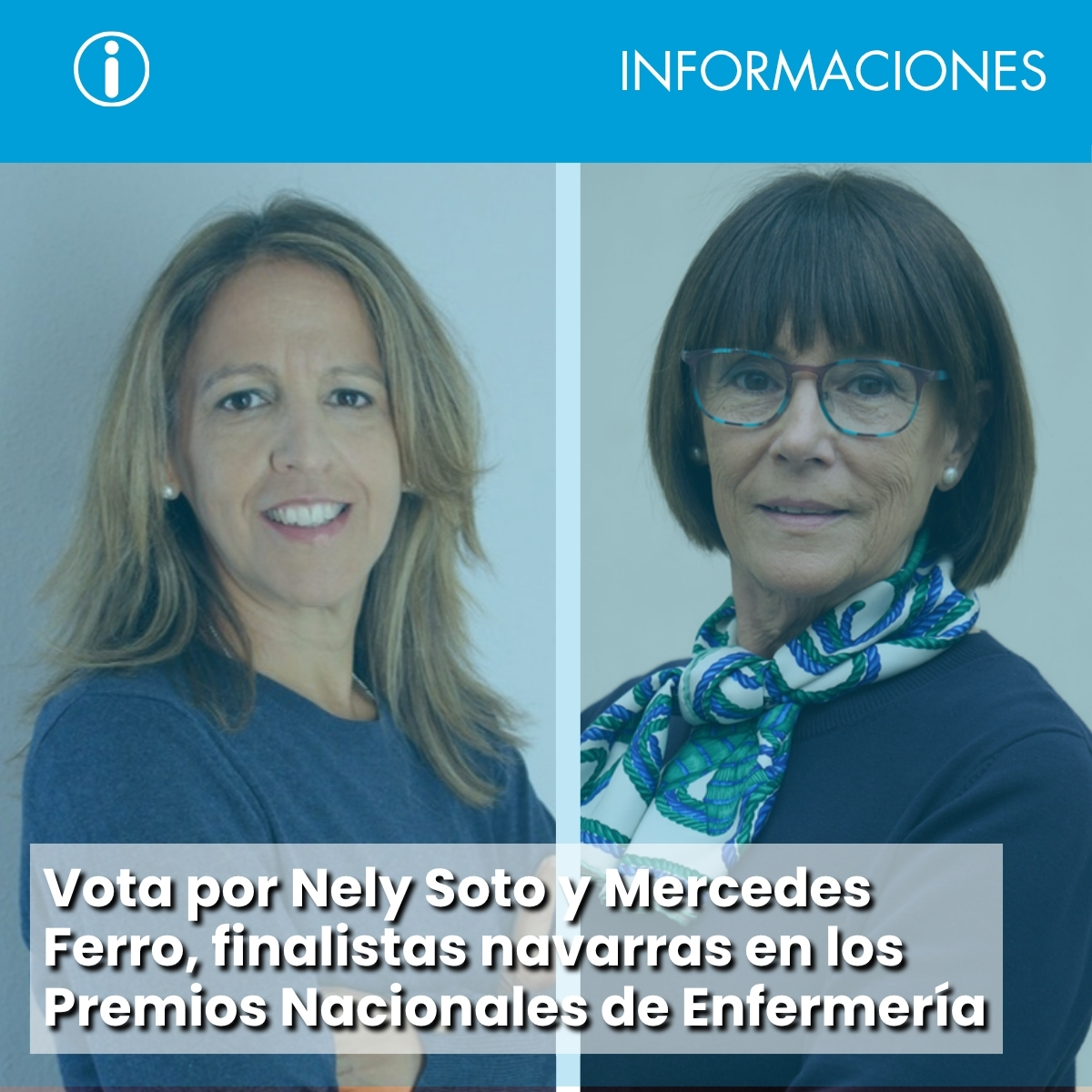Coenav's tweet photo. 🏆 ¡Navarra, presente de nuevo en los Premios Nacionales de @CGEnfermeria! 

Felicidades a @NelySoto4 (Docencia) y @MercedesFerro (Trayectoria) por su nominación. ¡Pleno navarro con finalistas en las 4 ediciones y 2 ganadoras! 🙌🏻🔴

🗳️ ¡Vota por ellas!
👇
https://t.co/iOpbVU8QfM https://t.co/aVYSVScG0V