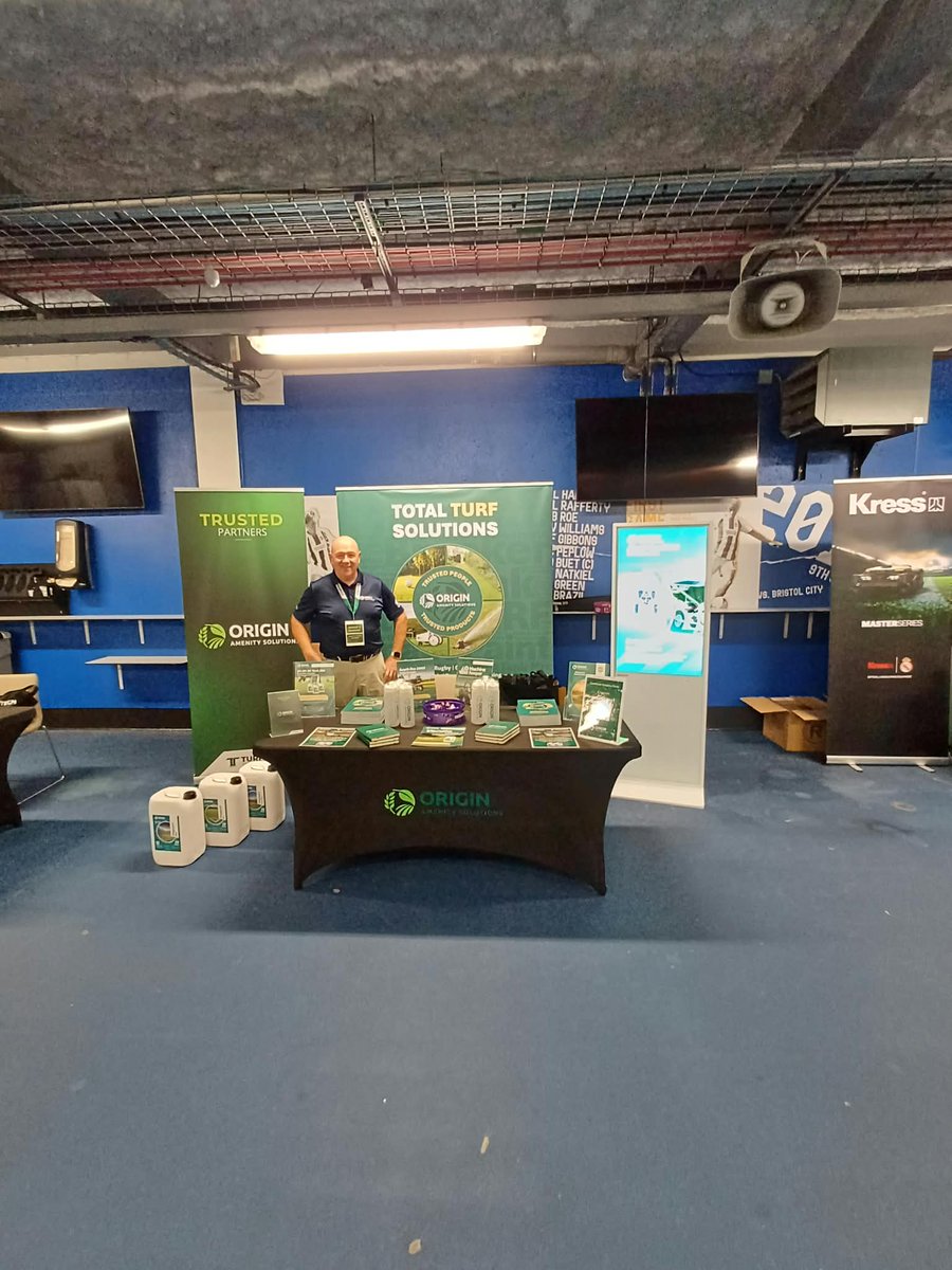 OriginAmenity's tweet photo. It's day one of the TurfTech Summit! Come and pick up a copy of our new product guide and say hello to the teamΒ on stand I-25 inside and O-08 pitch side β½
#TrustedPeople #TrustedProducts #TurfTechSummit #TurfTech2026 https://t.co/QmbC4qBNja