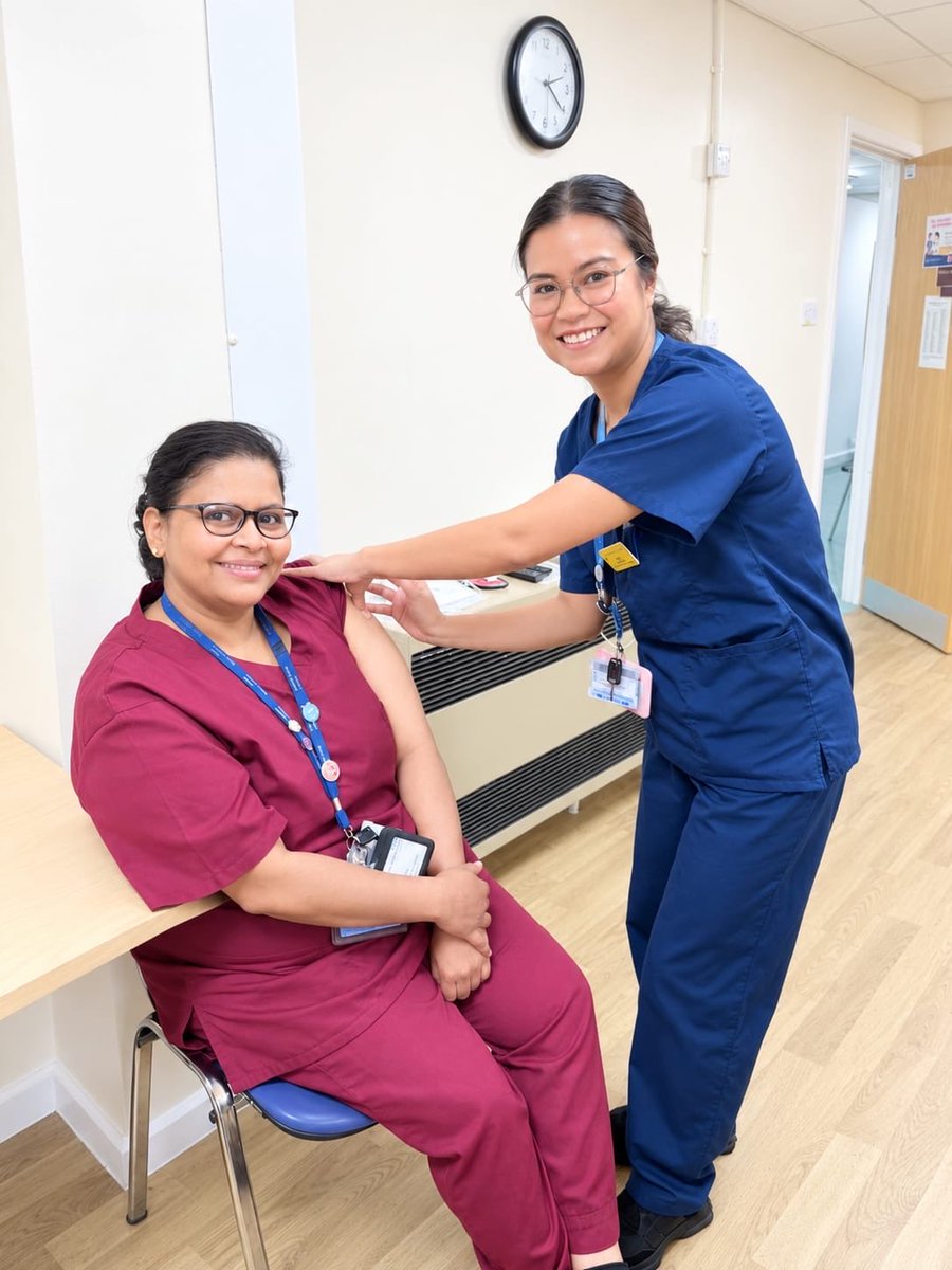 karhod21's tweet photo. The staff #TeamHaem Flu Vaccination campaign is now up and running for 2026 in Garry Weston Centre, HH site πͺ@ImperialPeople @majhoye @SinjuThomas3 @MrKevinLao @JoyAntonetteP @TrishaBourke @Murphy523858 https://t.co/uM7t62duv4