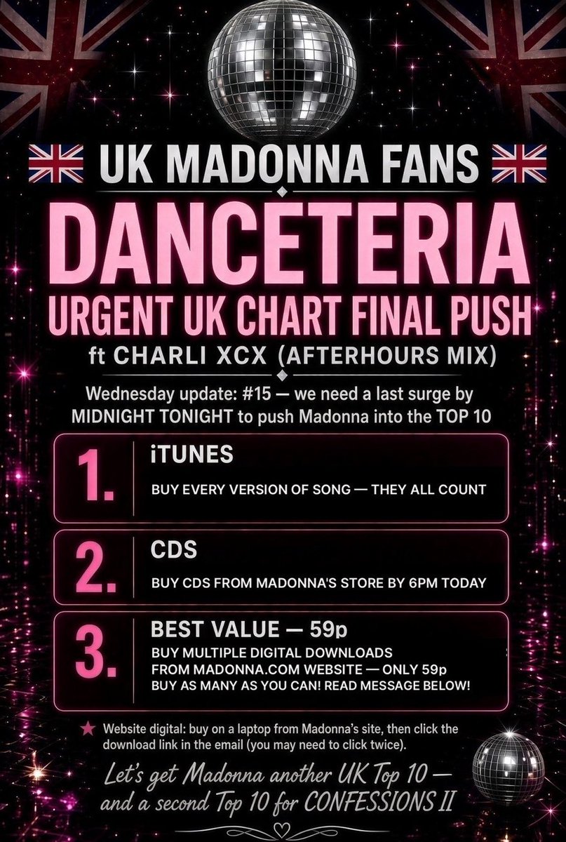 MDNASW1FT's tweet photo. Let’s go UK! 🇬🇧 #Danceteria https://t.co/GOzYG4A0pS