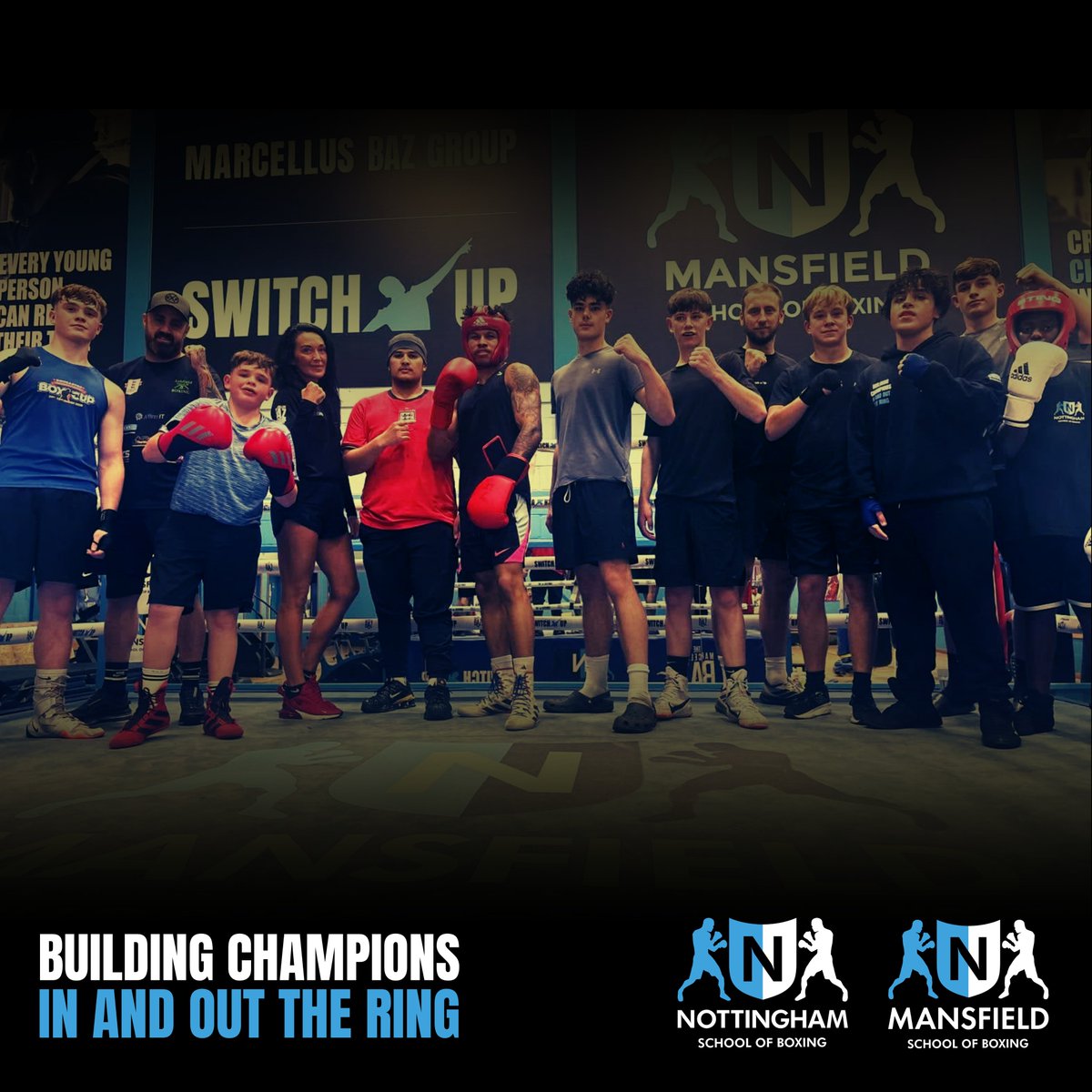 NottsBoxing's tweet photo. A big thank you to Ashfield School of Boxing for coming down last night and getting some good sparring rounds in with us at Mansfield and Nottingham School of Boxing ! 👊

Great work all round! Fight dates to follow… 👀🥊

#MansfieldSchoolOfBoxing
#NottinghamSchoolOfBoxing https://t.co/wMzxMOhTTO
