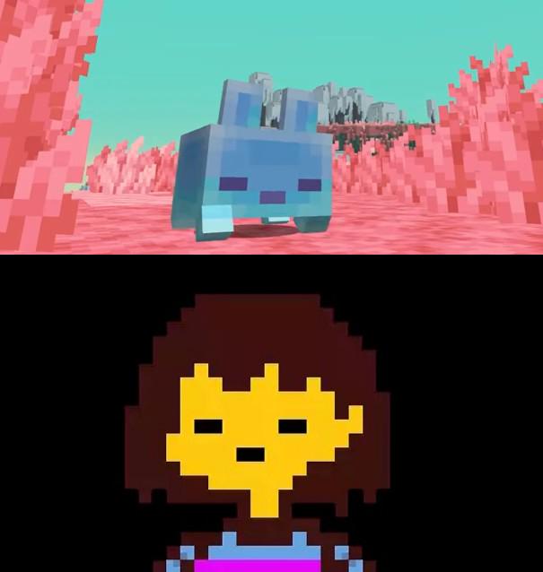 MinecraftMeme16's tweet photo. The frisk update https://t.co/TkmC2d48Th