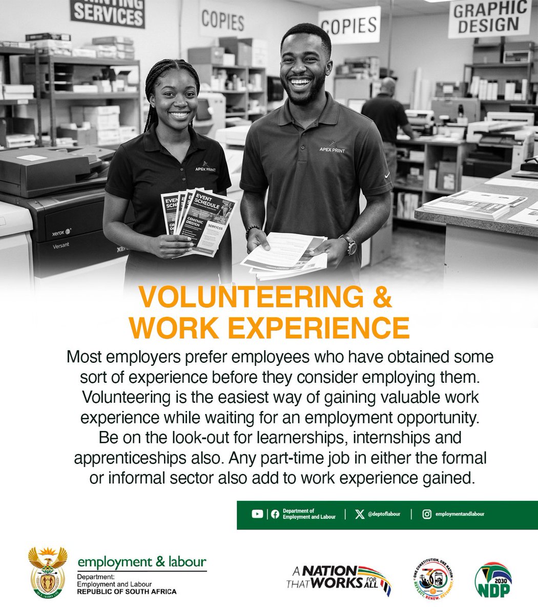 deptoflabour's tweet photo. #Yazini #ServicedeliveryZA #GovZAUpdates https://t.co/Y2ssoMjYRJ