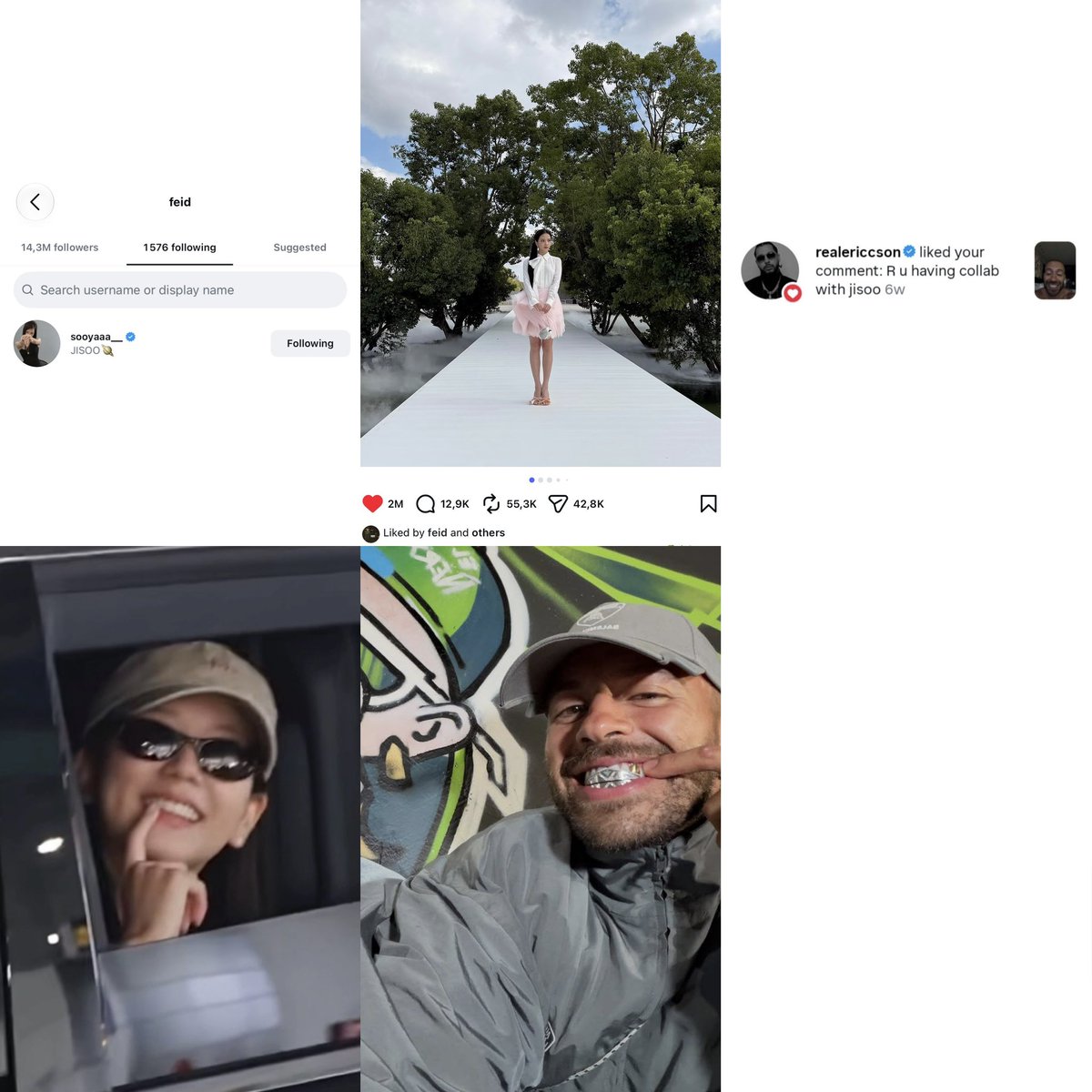 filmbyjisoo's tweet photo. too many coincidences.. that collab is definitely happening https://t.co/CIFwtnRsul