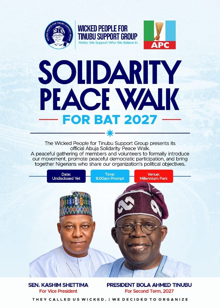 ndah61's tweet photo. Peaceful solidarity walk for BAT 2027. https://t.co/DUSW1c9eYj