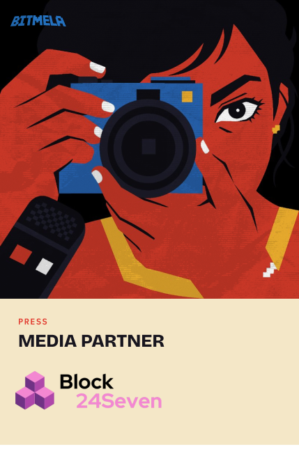thebitmela's tweet photo. We’re happy to have @Block24Seven as one of our Media Partners for @thebitmela! 🤝

Glad to have them with us as we bring India’s first Bitcoin festival to Jaipur and bring more people into the Bitmela story.

📅 October 30–31
📍 Jaipur, India 🇮🇳
Get your Bitmela tickets and join us in Jaipur!
