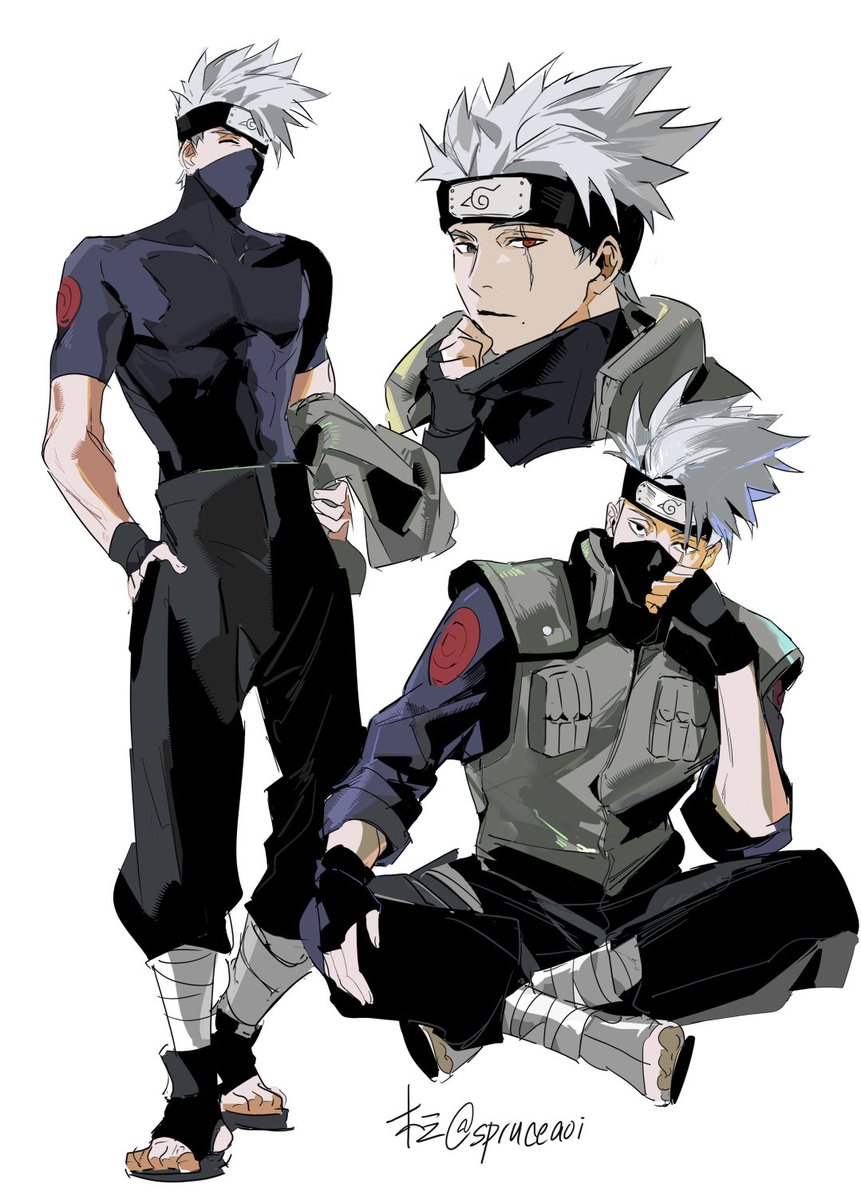 Spruceaoi's tweet photo. Kakashi sensei sketching ✏️
#naruto https://t.co/rOIWdxEQYZ