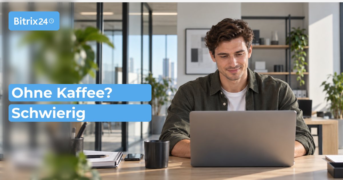 Bitrix24De's tweet photo. Kaffee morgens: „Wir schaffen das.“ ☕
 Kaffee nachmittags: „Wir schaffen zumindest den Rest des Tages.“ 😅

Schönen #TagDesKaffees an alle, deren Produktivität gelegentlich in Tassen gemessen wird.

#Arbeitsalltag #Kaffee #bitrix24 https://t.co/pzcANkQoMS