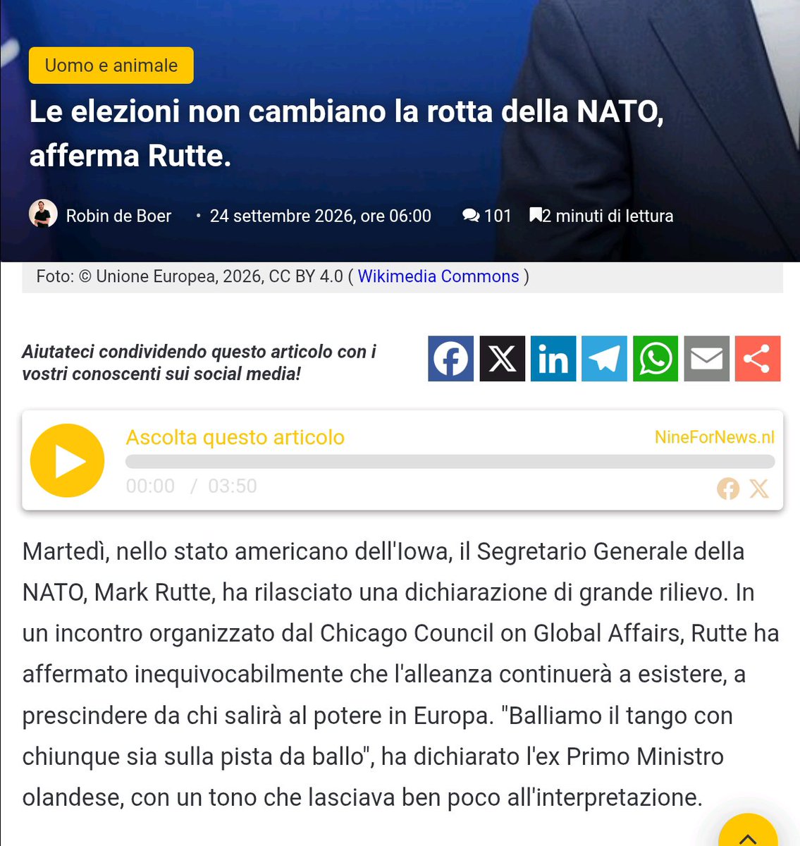 MarceVann's tweet photo. La Commissione Europea sta sponsorizzando su Spotify una serie di pubblicità a pagamento in cui promuove eventi per favorire il "dibattito democratico": nella UE puoi dire quello che vuoi e votare chi vuoi, tanto le decisioni vengono prese altrove poiché tu non conti un cazzo. https://t.co/uWMIXQzl9d