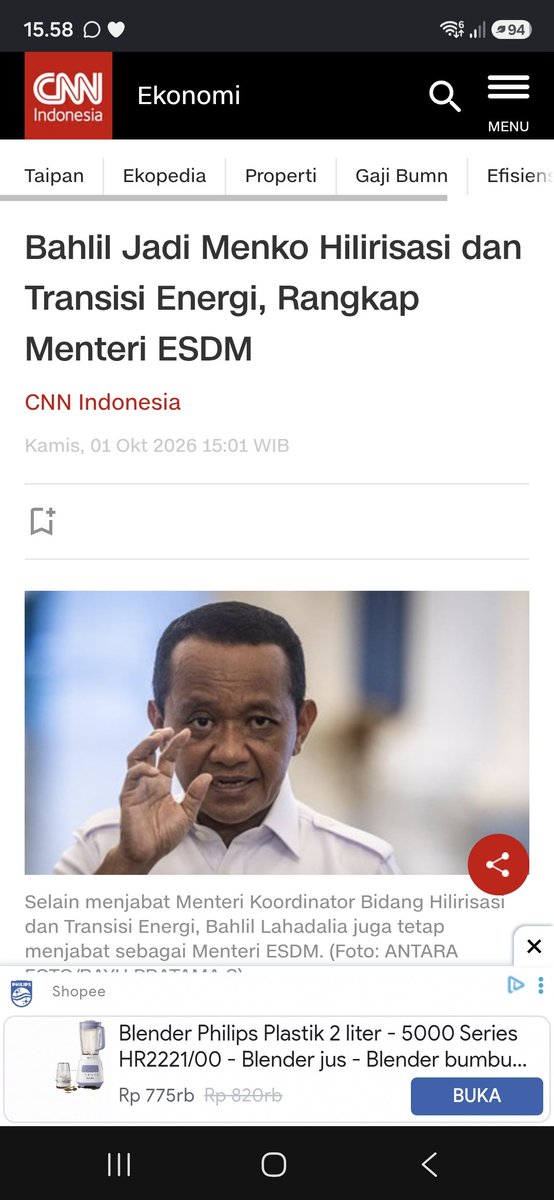 Mdy_Asmara1701's tweet photo. Bagaimana fungsi pengawasan (checks and balances) bisa berjalan objektif jika posisi Menko dan Menteri teknis dipegang orang yang sama? 

Transparansi birokrasi dipertaruhkan. https://t.co/QTq7WIdXxp