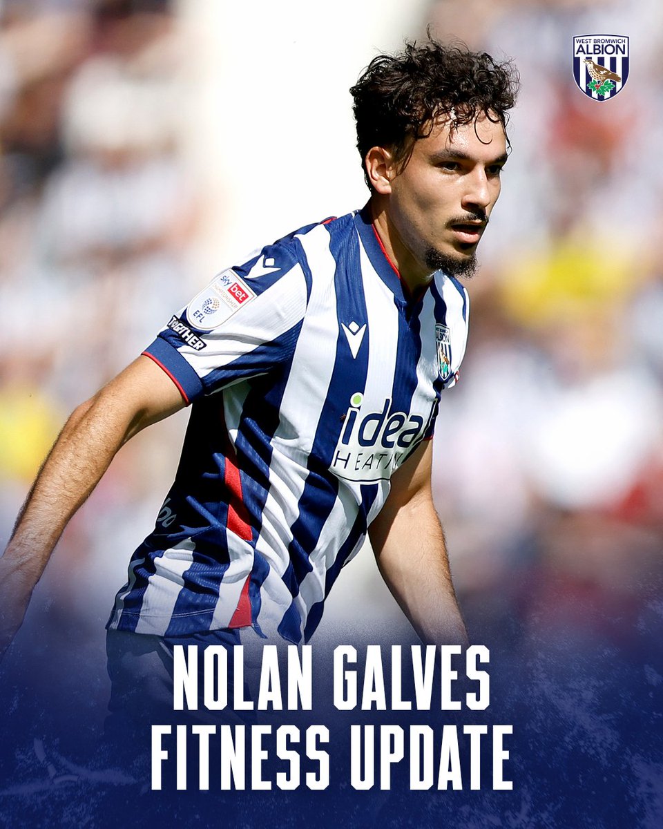 WBA's tweet photo. An update on the fitness of Nolan Galves. 🤕

Wishing you a speedy recovery, Nolan! 🫶

🔗 https://t.co/krIZpaYBPz https://t.co/2mpp8CVHN4
