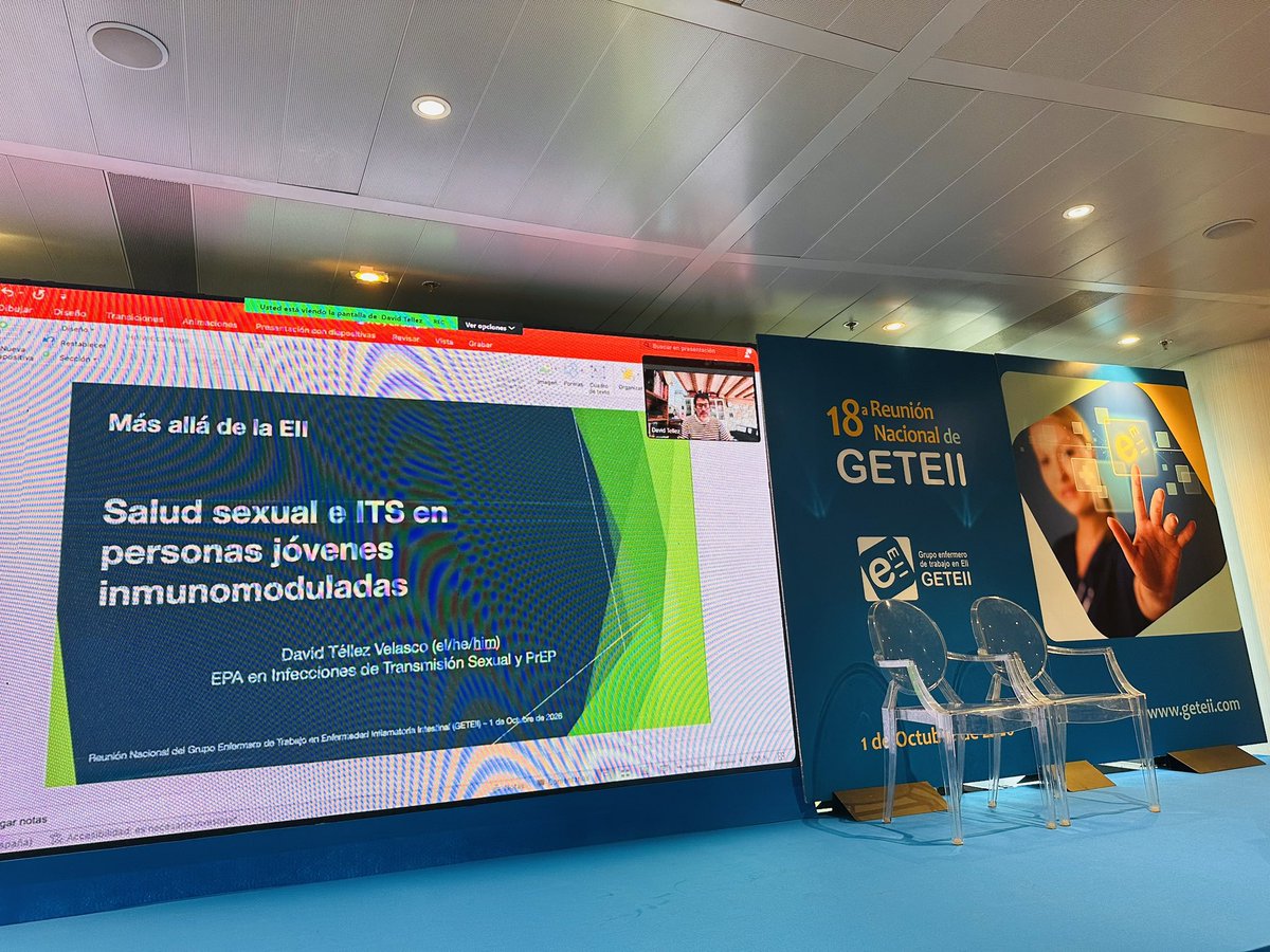 GETEII's tweet photo. Abordaje de las ITSen la consulta de enfermería 
David Téllez . Enfermero U. de infecciones de Transmisión Sexual  @vallhebron https://t.co/JbSGelEmV8