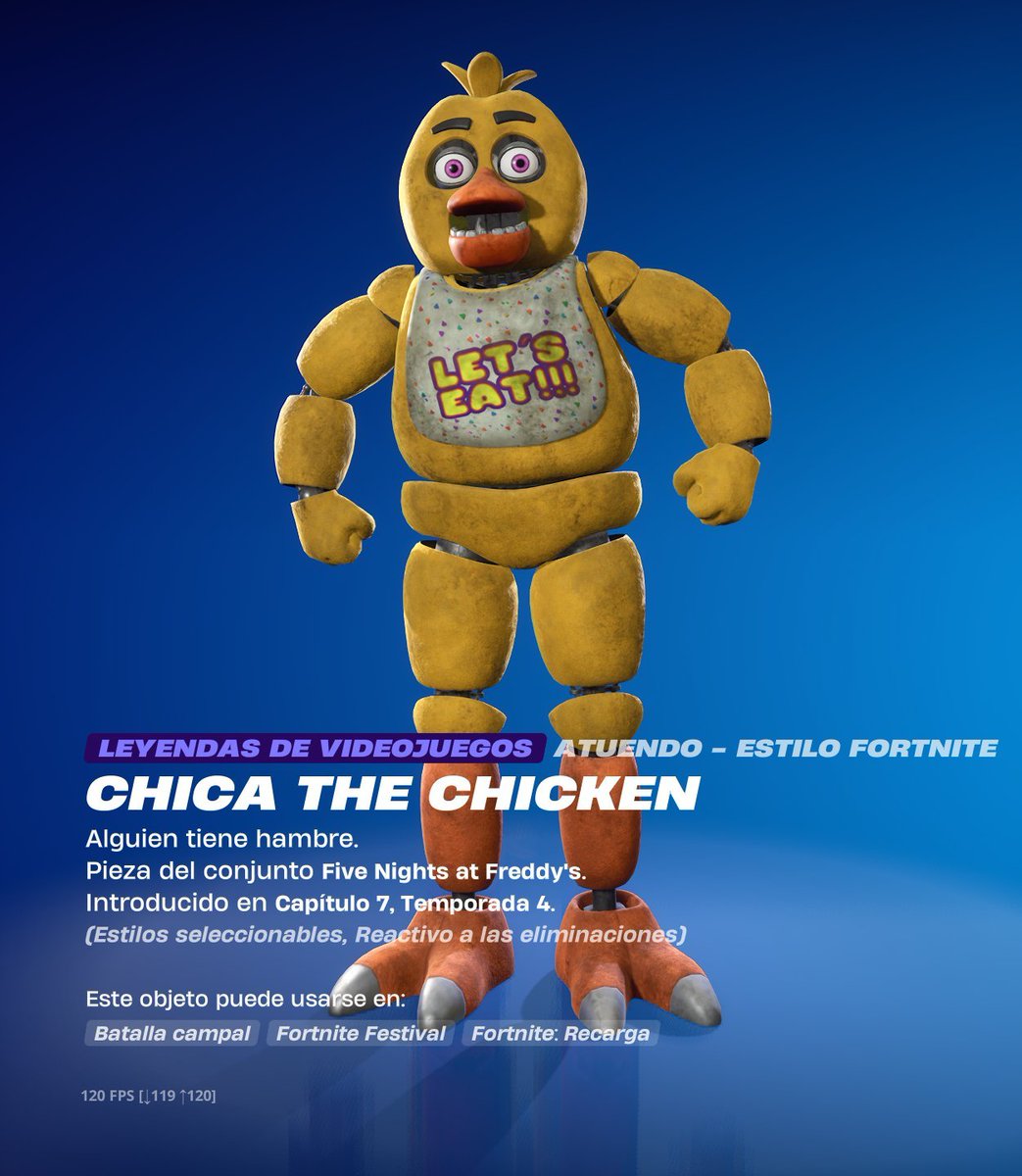 NotPaloIntel's tweet photo. ¡Sorteo de 3 skins de FNAF x Fortnite!

🗓️ Del 1 al 3 de octubre

📌 Requisitos: 
- Seguir a: @Castgfishy y @NotPaloIntel 
- Dar Me Gusta y RT https://t.co/H4NU4fOKgJ