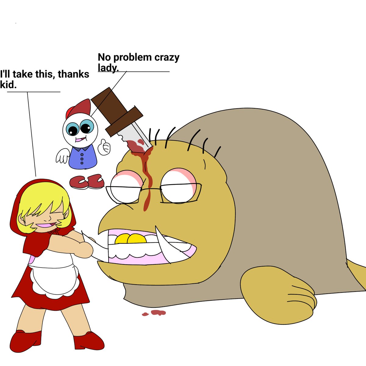 Darkrex44art's tweet photo. TW: Blood and death. Damn Bulleta just... damn. #endacopia #darkstalkers #vampiresavior #bulleta #bbhood #babybonniehood #henryendacopia #mellowendacopia #myart https://t.co/IJBjDibfW3