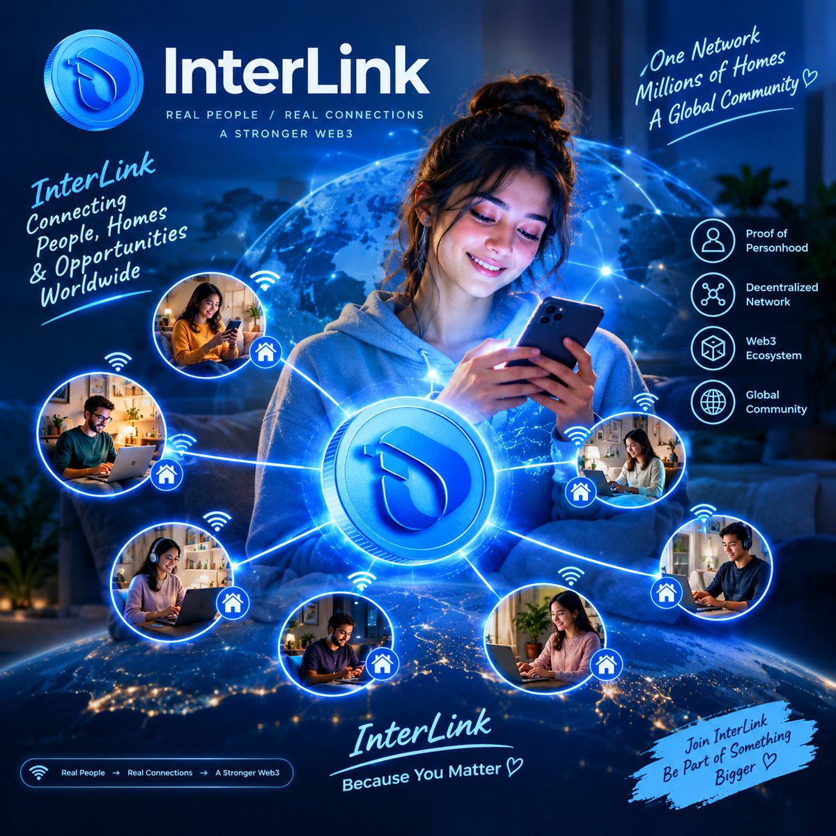 Rajnondinix4yt's tweet photo. InterLink is more than a network — it’s a vision of connecting real people worldwide.
Every connection brings us closer to a more human-centered Web3.
One identity, one community, endless possibilities.
The future of Web3 starts with people, not just technology.
#InterLink #ITLG https://t.co/5h9hzVtw25