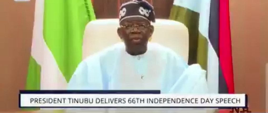 AloyEjimakor's tweet photo. “I hereby direct the unconditional release of MAZI NNAMDI KANU and all political prisoners, and discontinuation of the trial of OMOYELE SOWORE. I further direct that all political grievances, particularly the demand for referendum, should be settled by dialogue” - This is the critical part of President Tinubu’s 1st October speech that didn’t happen. A missed opportunity.