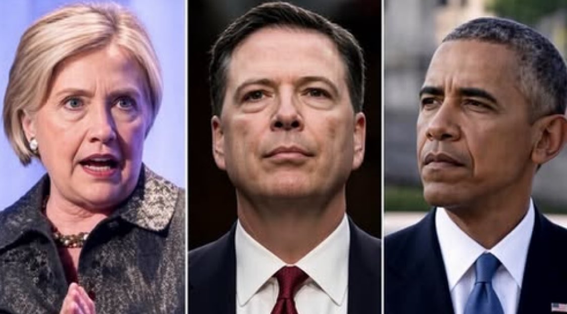 joliedo534's tweet photo. All 3 of them committed TREASON and if we hope to ever have any trust in our government or our justice system again they need to face the punishment https://t.co/iYEzjmGam5