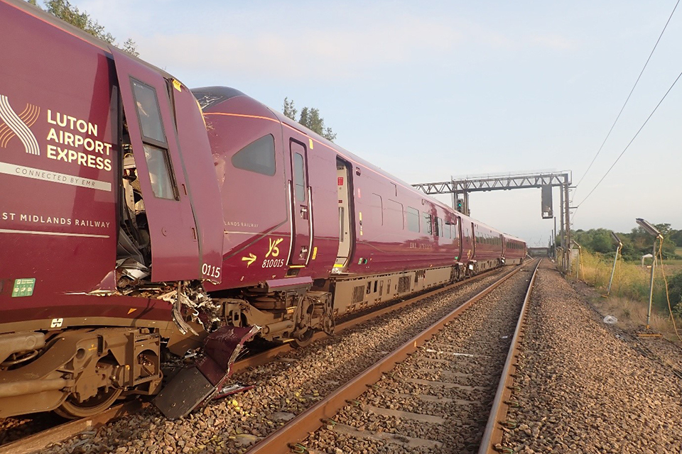 raibgovuk's tweet photo. We’ve published our interim report https://t.co/OONaka6HRc following a collision between two passenger trains near Elstow, Bedfordshire, 19 June 2026. 
 
This provides an update of our findings and the ongoing investigation.
 
#Elstow #Bedford https://t.co/mV1vVLgkfg