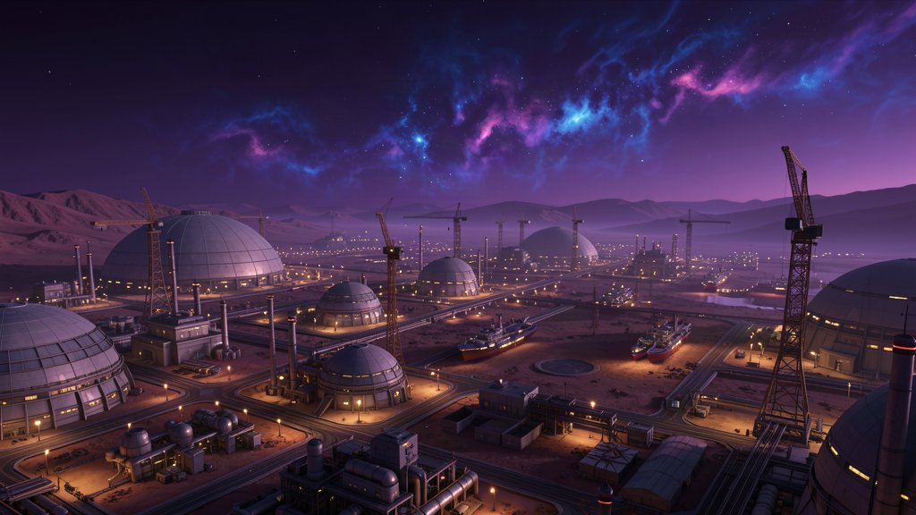 GoDuskFrontier's tweet photo. Construct refineries, manage energy, build factories. Every building reshapes your planet's specialization. 🏗️
Chat with fellow commanders on Telegram: https://t.co/rbhj0Hk0lx #DuskFrontier #StrategyGame https://t.co/mfDSf70S9b