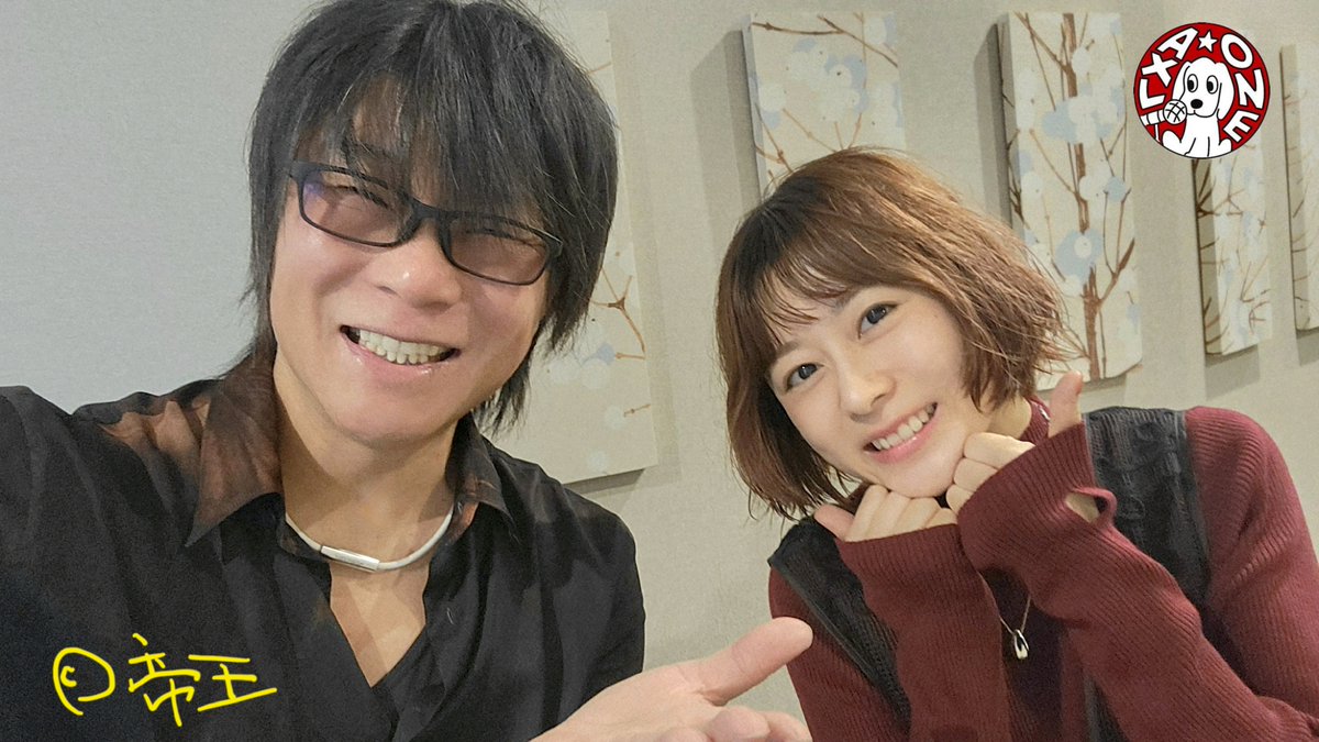 moriax291's tweet photo. アクセルワン水瀬いのり&amp;森川智之(町民社長)♪
一緒のお仕事♪先日のライブの報告もしてくれました歌も花火も最高でしたね！　＃アクセルワン　＃水瀬いのり　＃森川智之　＃いのりまち https://t.co/1SxQDb4awt