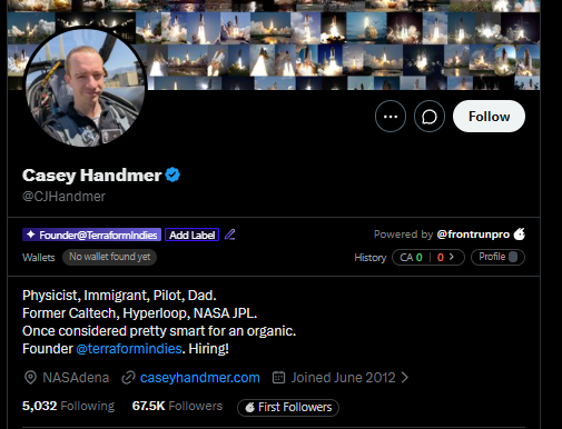 MarioPrezldente's tweet photo. This guy made a CITY of Mars for Elon to see?

Casey made an opensource civilization of Mars specifically made for planning how humans will live on it

He is already going viral and getting lots of tweets, elon interacts

His twitter:
https://t.co/3LRhD87BbK

His website of mars:
https://t.co/5cSa9tBcnv

https://t.co/uuKY2vJKEx
https://t.co/8z3BZSjw2G