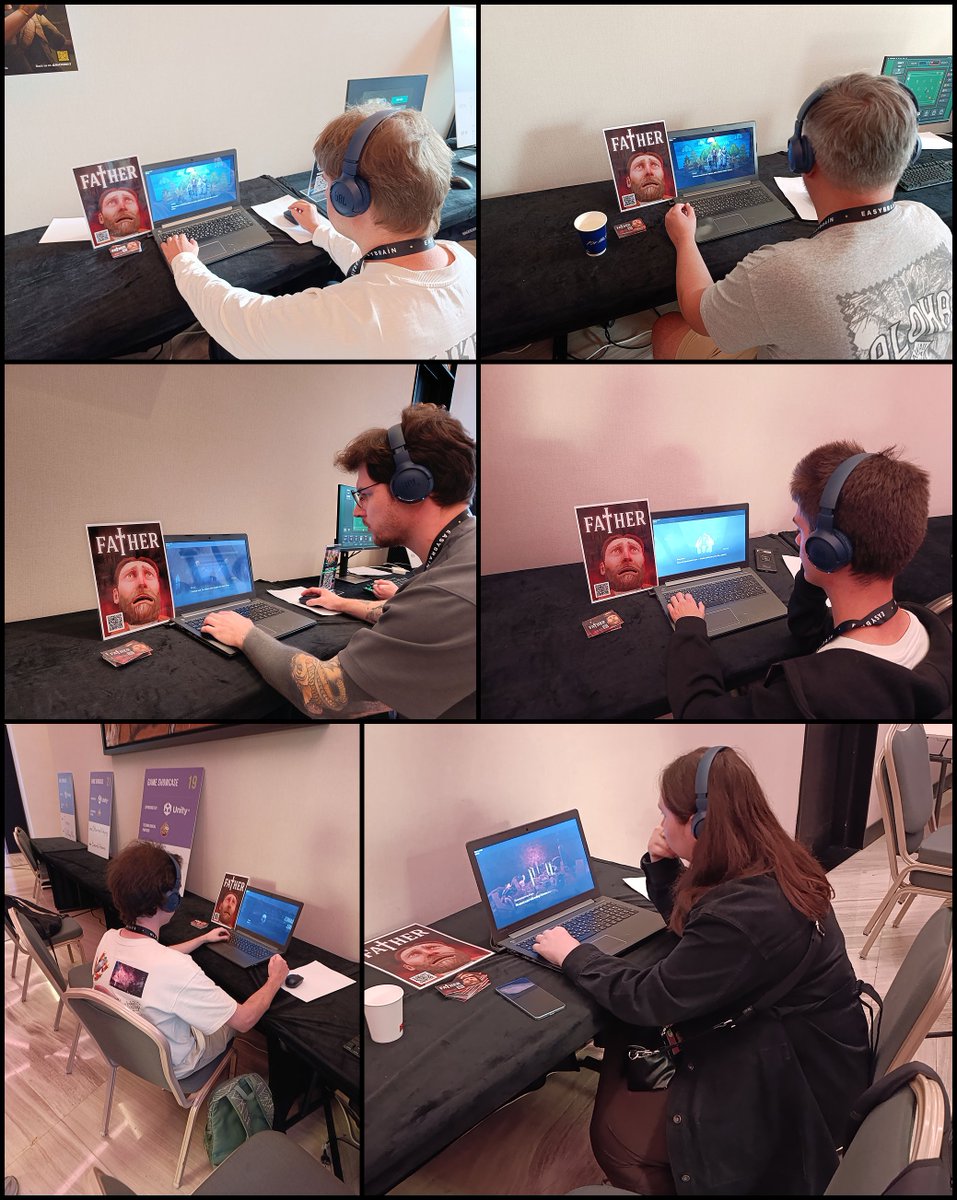 WetBoxGames's tweet photo. FATHER left the forest for a day.
Thanks to everyone who stopped by to play at DevGAMM 2026! โค๏ธ
#DevGAMM #gamedev #indiedev #indiehorror #PSX https://t.co/s1wjr9nTu6