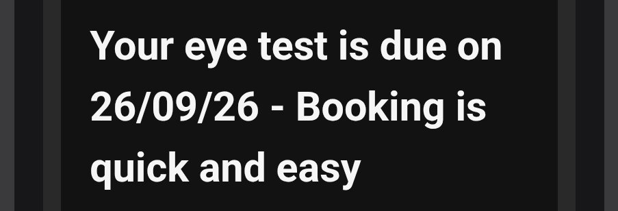 TeaLovingCorvid's tweet photo. Uh @Specsavers I think you are almost a week late with this reminder. https://t.co/ncCthidkgC