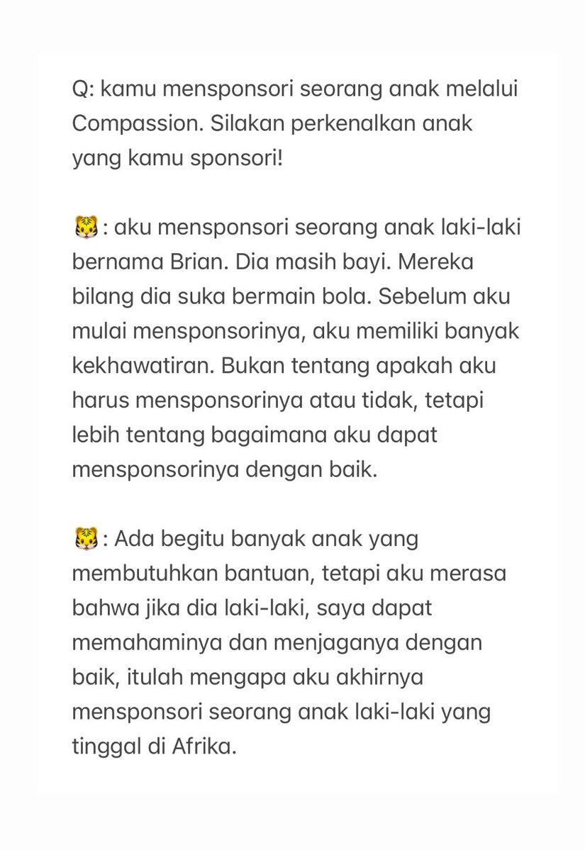marklopsemangka's tweet photo. kagum sama mark lee untuk kesekian kalinya…. Mark lee jadi sponsor untuk seorang anak di afrika dari tahun lalu, namanya Brian 🥹

kita ga pernah tau apa yang bias kita lalukan dibalik kamera, tapi tau mark lee melakukan hal baik kayak gini beneran bikin kagum… semoga kita bisa jadi kayak mark lee yang selalu melakukan hal baik 🥹🩵