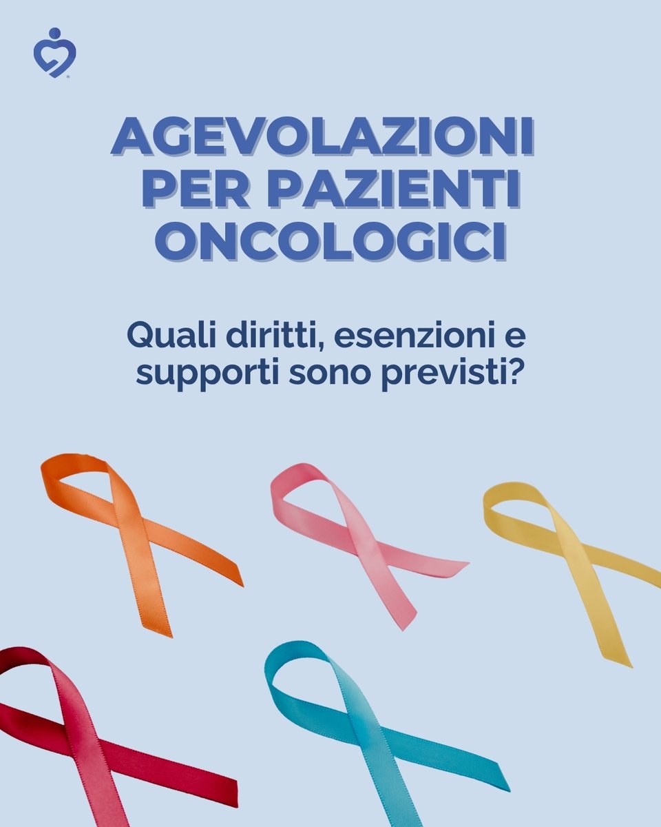 salute_360's tweet photo. Una diagnosi #oncologica porta con sé molte domande e la sensazione di dover affrontare tutto da soli.

Ma esistono #agevolazioni che possono accompagnare la persona: esenzioni, invalidità civile, Legge 104, tutele sul lavoro e assistenza.

Abbiamo raccolto le principali qui👇 https://t.co/jFCPTgvPkB