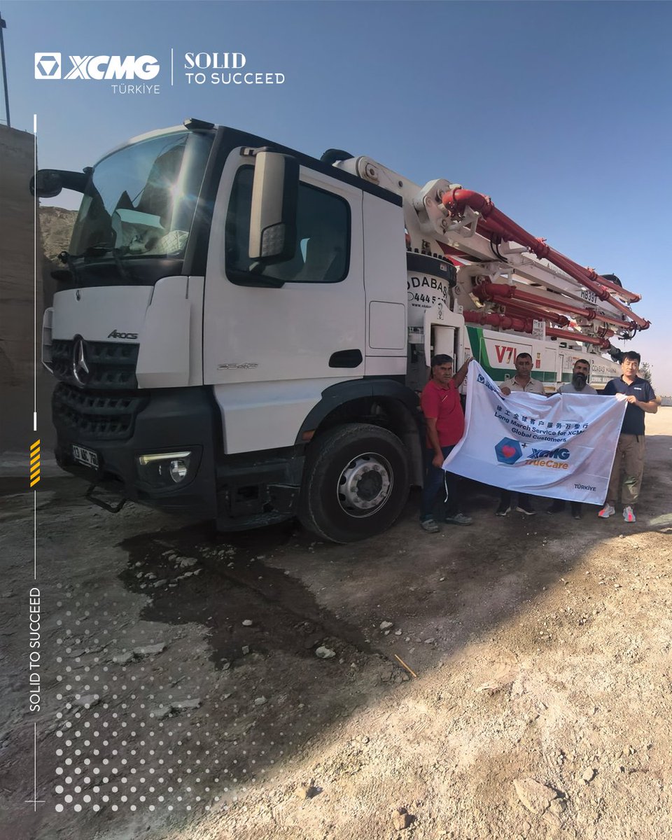 XCMGTurkiye's tweet photo. XCMG Türkiye Servis Ekibi sahada makinenizin yanında!

Bakım, kontrol, teknik destek ve ihtiyaç duyulan servis süreçlerinde ekiplerimiz operasyonun sürekliliği için sahada hizmet vermeye devam ediyor.

📞 Satış sonrası destek çağrı merkezi: 0800 621 25 50

#XCMG #XCMGServis https://t.co/nyGcpUt1Y1