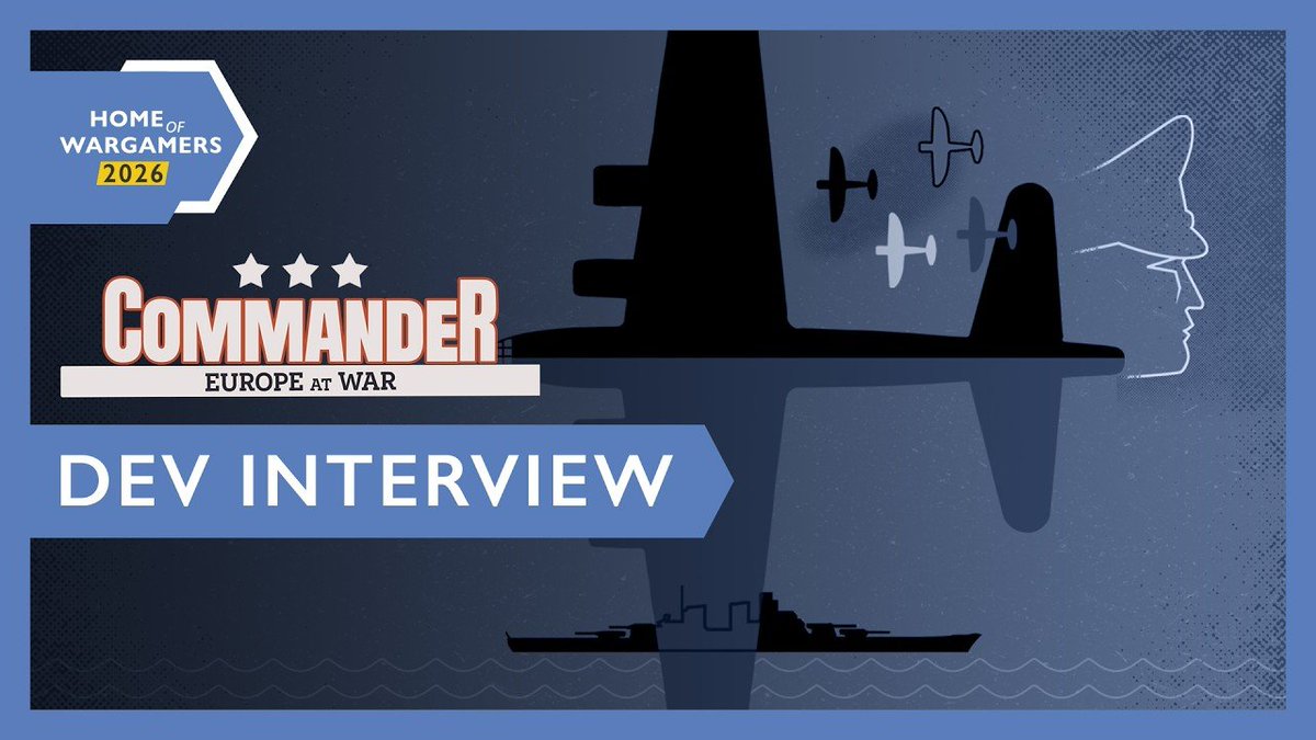 FurySoftware's tweet photo. Here's an interview with Hubert Cater giving all the latest news on Commander: Europe at War
https://t.co/2sK4jWyhF9 https://t.co/kIG8sN7IcT