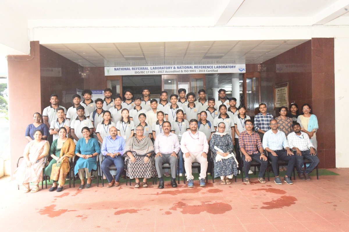 icarcift's tweet photo. 🎓 28 students from CUTM, Odisha, completed a five-day hands-on training at ICAR-CIFT, Kochi, on fish processing, laboratory techniques, analytical methods and value addition under SCSP &amp; TSP schemes.

#ICARCIFT #FishProcessing #FisheriesEducation #SkillDevelopment https://t.co/j0qLeABrVd