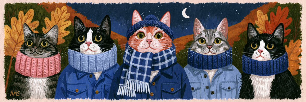 AiMeowing's tweet photo. are you enjoying Autumn with your family https://t.co/emzmdD3nWe