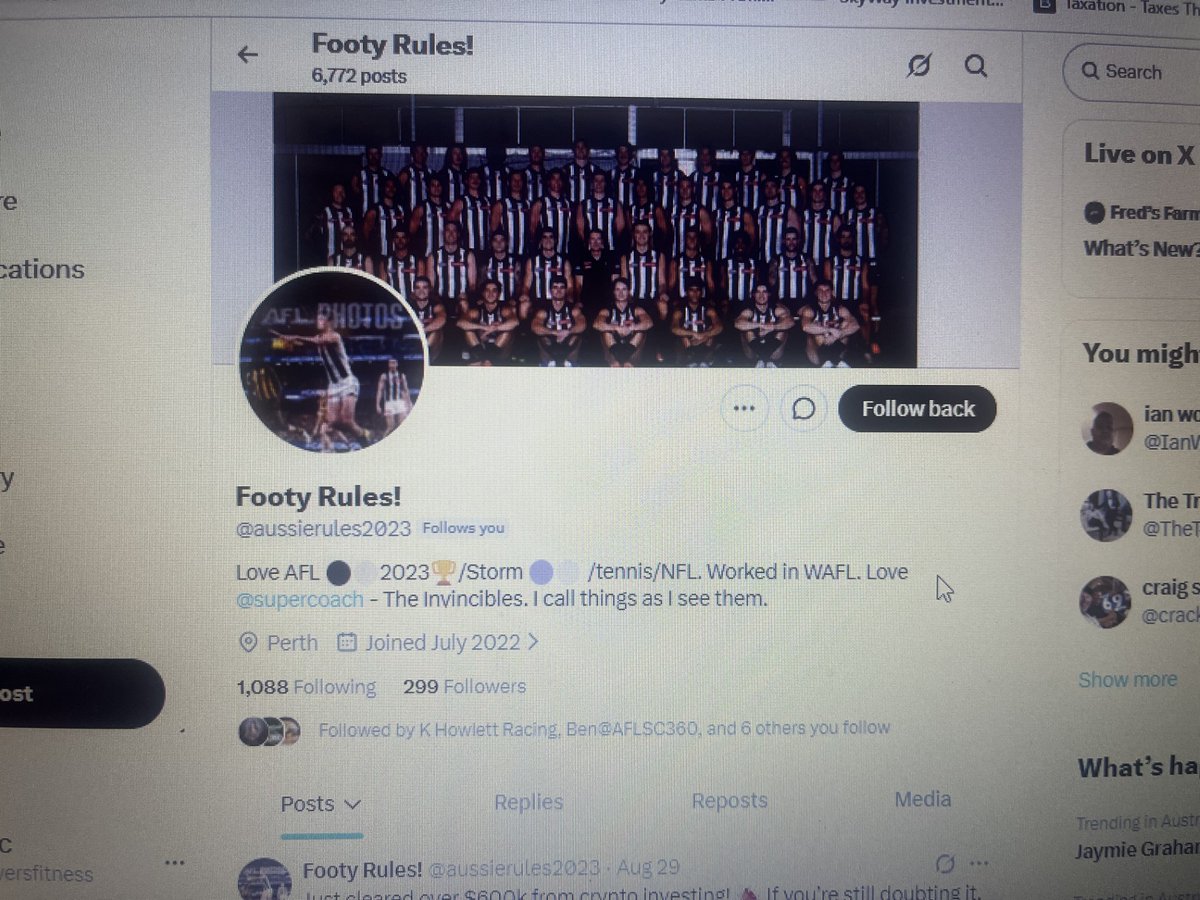aussie2023rules's tweet photo. Hi @MattSmith_567, Since these scammer have hacked and stolen my other acc, Ive change my fitness acc here back to similar of my old acc aussierules2023 it use to be. 👍 https://t.co/RCegxdbp3Y