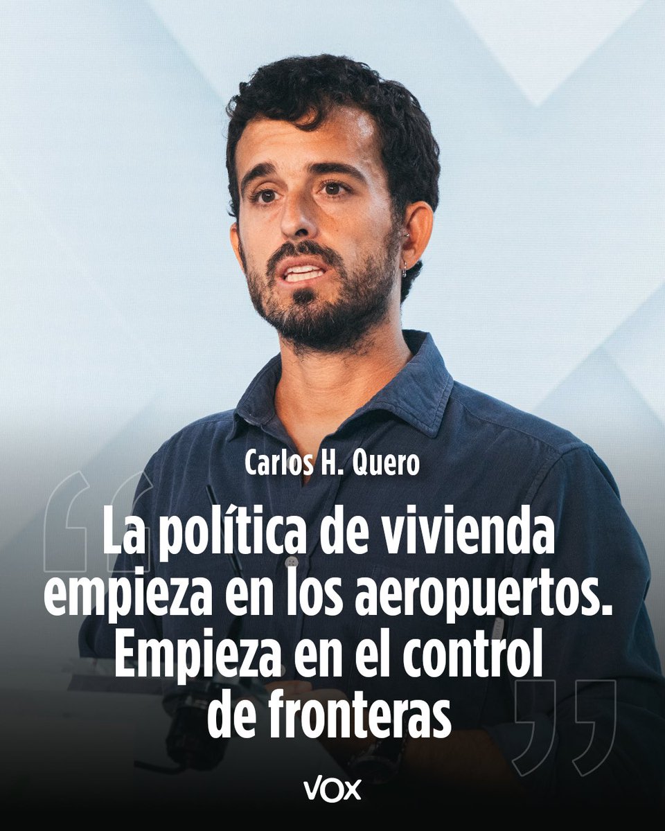 vox_es's tweet photo. La vivienda se defiende empezando por el control de fronteras. https://t.co/mshBaWJDly