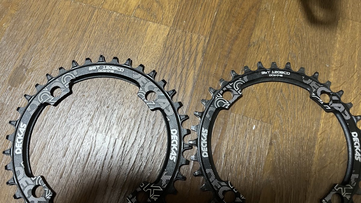 VitusZX1's tweet photo. もう少しだけトップほしいから36tから38tに変更〜 https://t.co/wJOKeKcC7d
