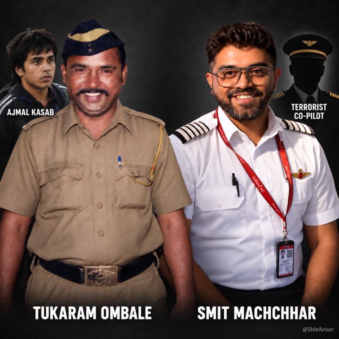 JaipurDialogues's tweet photo. If Tukaram Ombale didn’t catch Kasab, they would have blamed 26/11 on RSS 

If Capt Smit didn’t fight back Terrorist Co-Pilot, they would have blamed the crash on a Hindu

Thats the Harsh Truth https://t.co/gJMLk5Q8zD