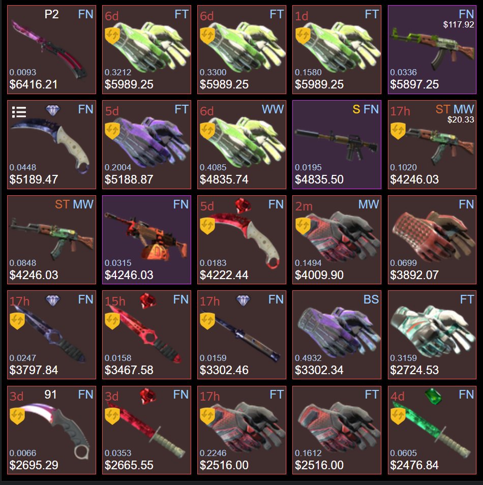 CorbZcs's tweet photo. Looking to trade or buy some cool shiny skeens?

LOOK NO FURTHER!

Currently got a large inventory of items ranging from low floats, sticker crafts, liquid items and plenty more

My DMs are always open for any enquiries😀 https://t.co/Y6vnG3pPye