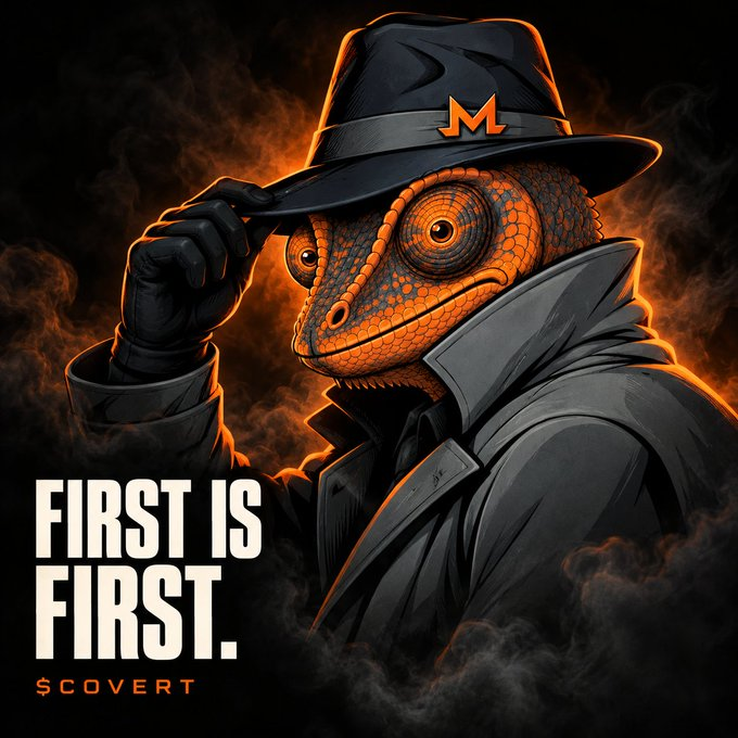 CovertXMR's tweet photo. @KookCapitalLLC Stay $COVERT, the first meme on #XMR20 https://t.co/0BLpEwfWJU
