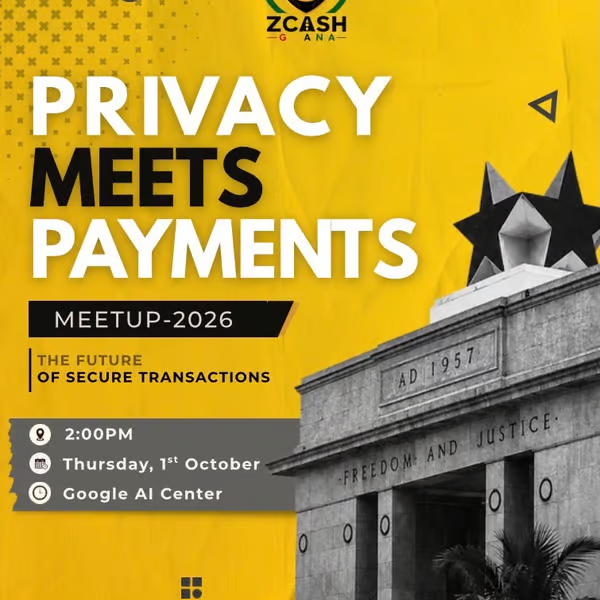 0xWeb3DevRel's tweet photo. 🦓🇬🇭 @ZcashGH is back  and I really want to be there.

Honestly, asking for financial support is not something I’m used to doing. But I’ve taken some time to think about it, and this one really matters to me.

I want to be in Accra for Privacy Meets Payments to meet the community, learn from other builders, contribute my voice, and bring that experience back to Togo.

🇹🇬 My team and I are already working with @ZcashTogo on a bootcamp to onboard the Togolese ecosystem into Zcash. We’re putting things together, with announcements coming soon.

So this trip is also connected to what we’re building back home.

If you’d like to help make it possible, any amount is welcome. No pressure.

🦓 Zcash wallet:
u17vdzhqsnhxzfzkezfw6cqhwyedveyeclpudduuxa2vzqsvgg6365yryzgf6n4sfj5dnysrjc8qj2hpf960g36rtnaz8gvtu0h56f9ek6

I’ll use the opportunity to document the journey, amplify the meetup, connect with builders and bring what I learn back into the work we’re doing in Togo.

If you can’t contribute, a repost or simply following the journey also helps.

Thank you 🫶🏾🦓

Privacy is Normal.

#Zcash #ZcashGhana #ZcashTogo #PrivacyMeetsPayments https://t.co/zPwpOIDvJH