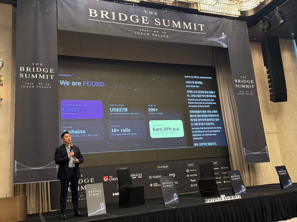 vchok's tweet photo. Wrapping up a few days in Seoul.

Spoke at the National Assembly on compliance-ready infrastructure for regulated capital, then went on to The Bridge Summit 2026, where it was good to see a lot of familiar faces.

Korea is moving on stablecoin regulation, and the conversations this week were practical. Thanks to @Bridge34__ and everyone who hosted us.