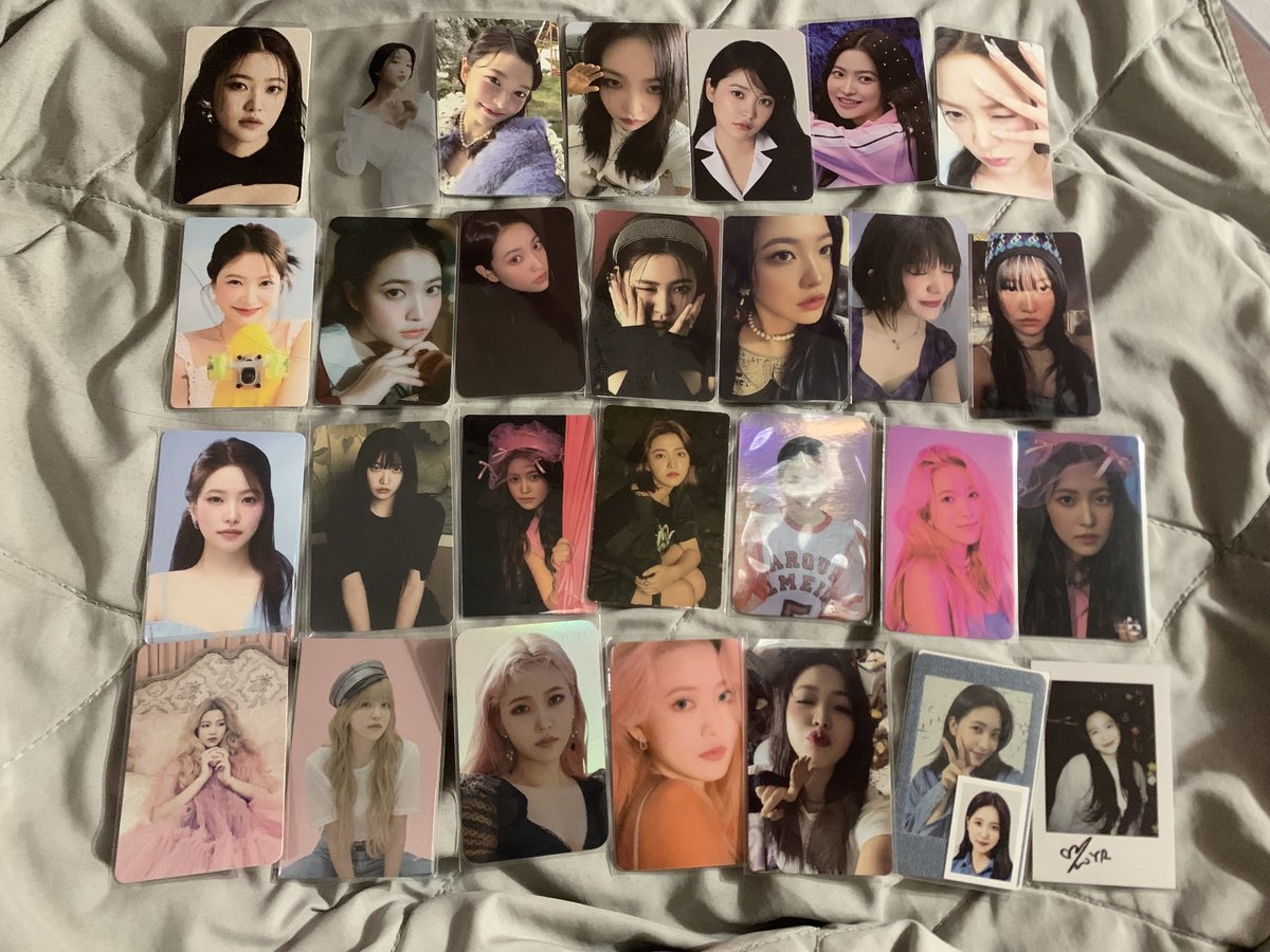 kiiyerim's tweet photo. Mind to help repost? 

wts want to sell lfb aab yeri yerim red velvet official photocard

- keep event w/ dp
- prefer buy more than 1 poca
- Mostly in a good condition
- price in dm/offer, feel free to offer yaa!
- worldwide buyer are welcome
- dom sumedang, jabar, indonesia https://t.co/93SvkuDMCA