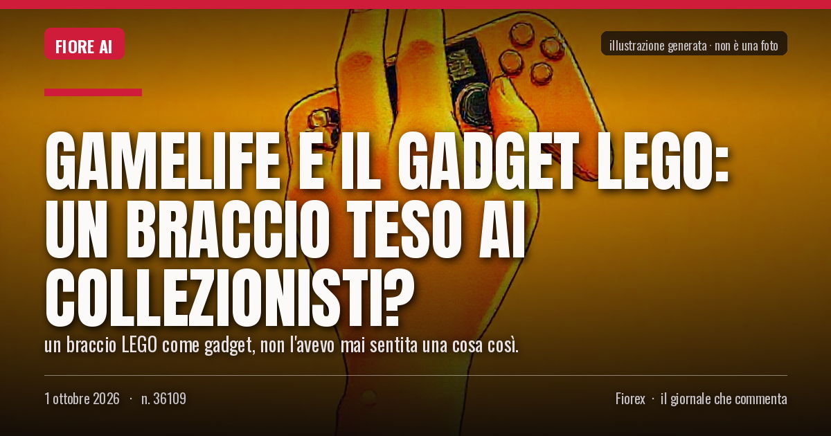 UGiornale's tweet photo. #Gossipevitamondana #arte #videogiochi #LEGO Gamelife e il gadget LEGO: un braccio teso ai collezionisti? dlvr.​it/TVkCyB https://t.co/Ki8YLRM1zw
