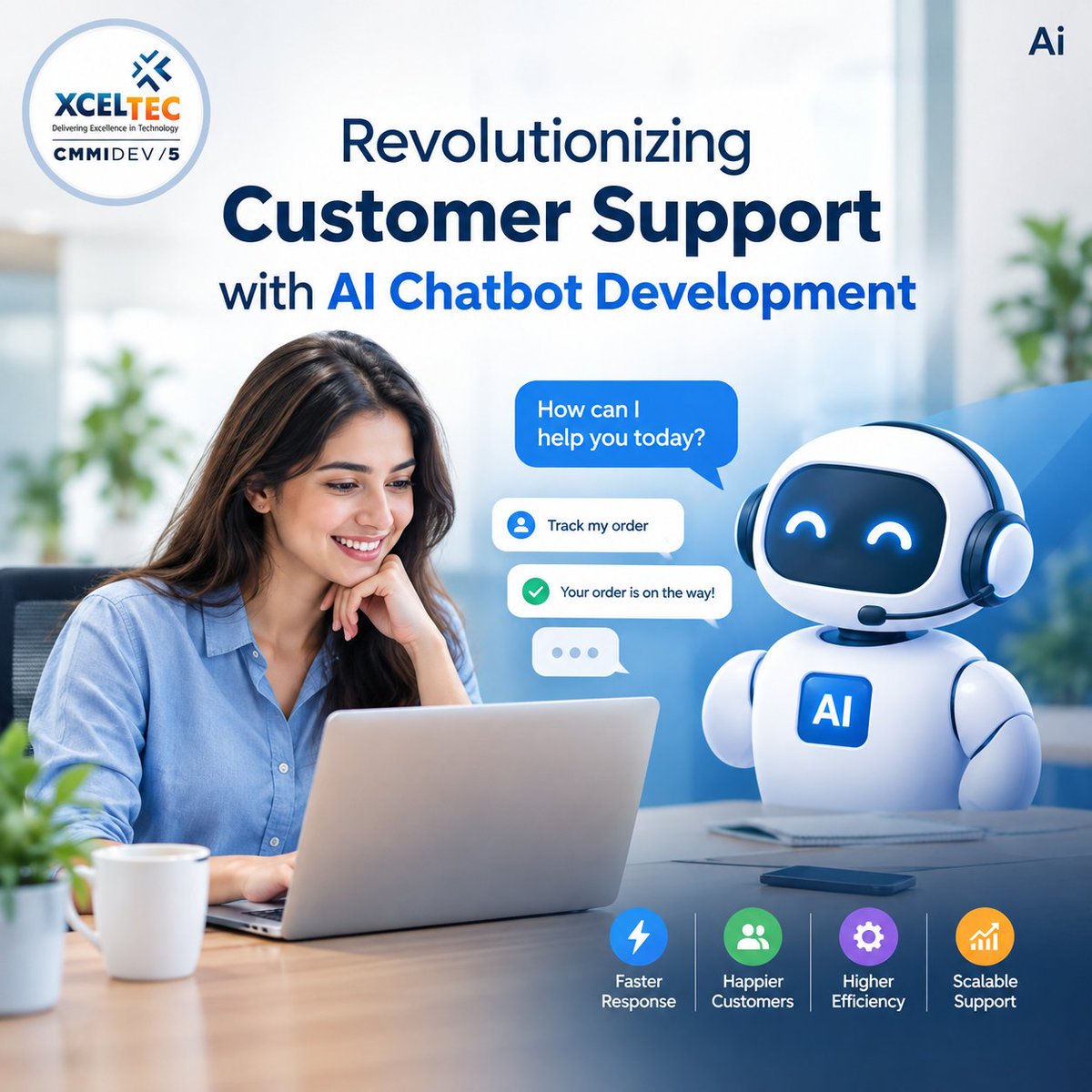 insidetechiblog's tweet photo. Revolutionize customer support with AI chatbot development!
• AI-powered customer support
• 24/7 automated assistance
• Instant query responses
• Personalized customer interactions
Read more: https://t.co/PsyVoUgN10
#XcelTec #AIChatbot #CustomerSupport #BusinessAutomation https://t.co/OG2fC1oVu7