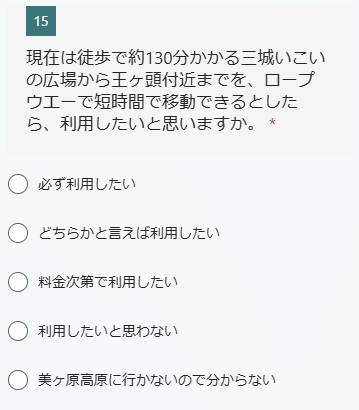 takeshi_local1's tweet photo. 【拡散希望】
美ヶ原高原にロープウェイを建設する事業について、松本市(企画主)によるアンケートが公開されました。
回答は【松本市民以外も可能】、回答締切は【2026.10/31】までです。

今現在、ほぼ告知がなされていない状況です。
拡散とアンケート回答へのご協力のほど、どうぞよろしくお願いいたします。

■アンケート直通https://t.co/Rp5DYFIt7Z