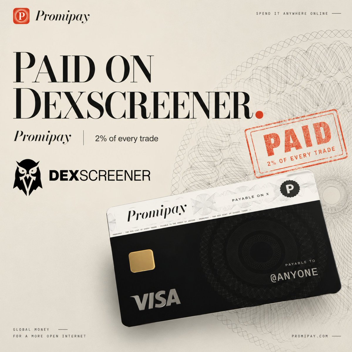 promipay's tweet photo. Dexscreener paid. Another box checked. 

https://t.co/WM5NT8lSKH https://t.co/I919leEbM6