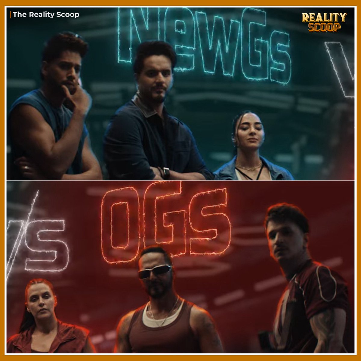 reality_scoop_'s tweet photo. The OGs vs NewGs battle is officially about to begin! 🔥

Roadies Rebirth premieres on 16th October, airing every Friday &amp; Saturday at 7 PM. With the OG Gang Leaders taking on the NewGs

Are you excited? 👀

#RoadiesRebirth #OGsVsNewGs #MTVRoadies #Roadies #RealityScoop https://t.co/0tVTawmZnl