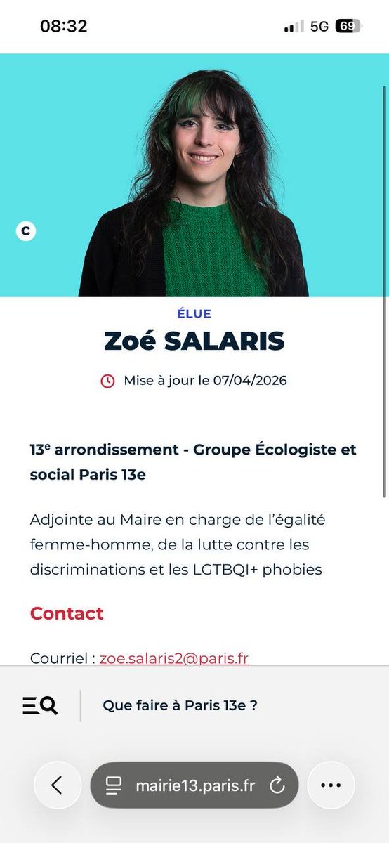 Edouard_etud's tweet photo. Où l'on retrouve sur le blocage Zoé Salaris, élue écologiste et adjointe au maire du 13ème arrondissement, main dans la main avec des activistes d'extrême gauche masqués.

Quand est-ce que les élus de gauche laisseront enfin les étudiants tranquille ? https://t.co/FSbpEjfTr3