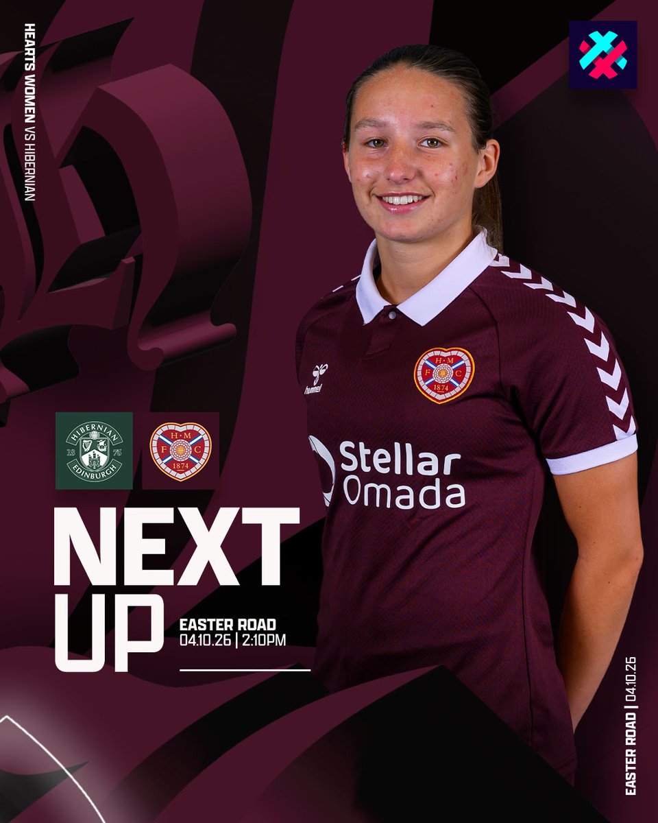 heartswomenfc's tweet photo. The Edinburgh Derby 🔜

🆓🎟️  https://t.co/Ig0bEQst06 https://t.co/UPxlLPnKXJ